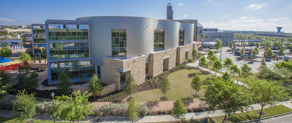 Dell Children’s Medical Center, W.H. and Elaine McCarty South Tower. Austin Energy Green Building rating: ★★★★★ ©&nbsp;Marc M. Swendner, Seton Healthcare Family.
