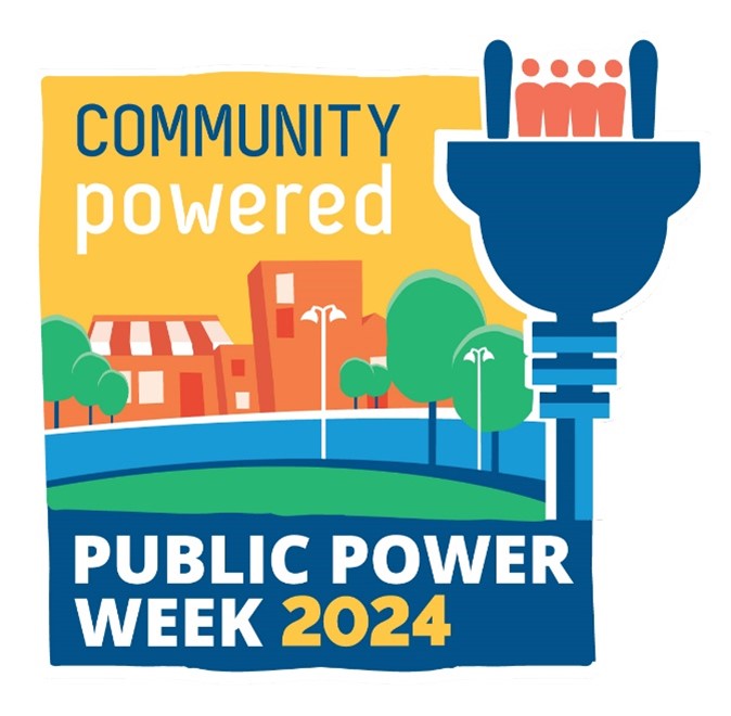 Community Powered Public Power Week 2024 graphic
