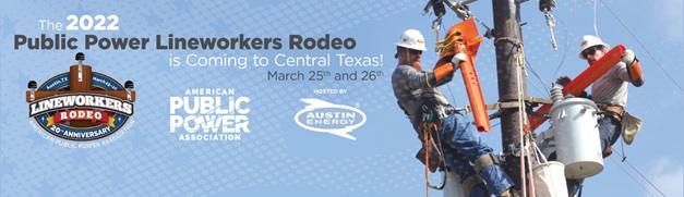 Public Power Lineworkers Rodeo banner