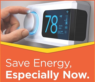 Save energy, especially now