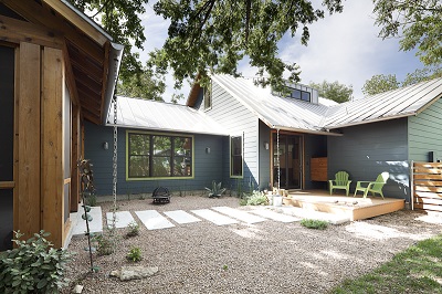 South Austin 5-star AEGB rated home incorporates green features. © Kimberly Davis.