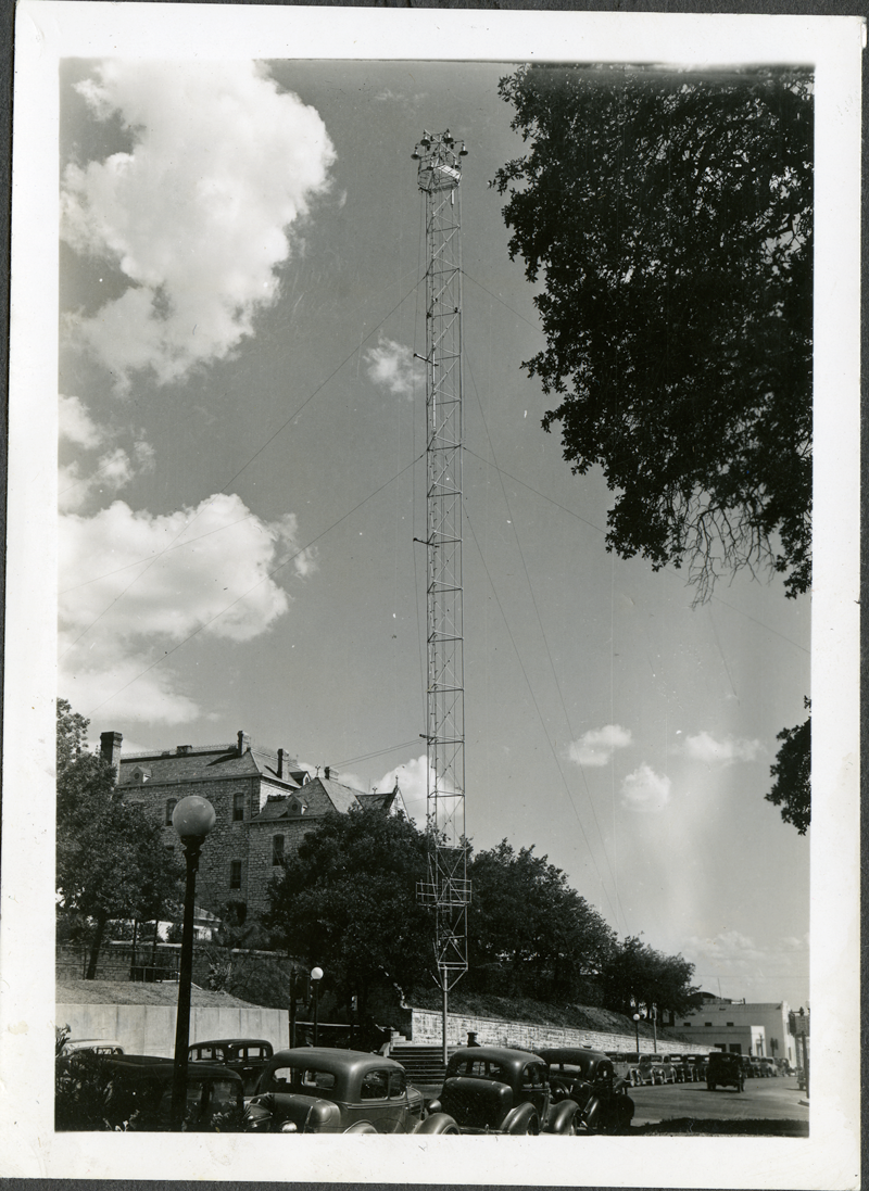 Historic photo of moonlight tower