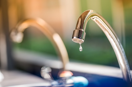 Leaky indoor faucet